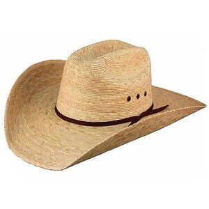 Western Cowboy Palm Straw Hat  Rains | LSR215DR Size 7 5/8